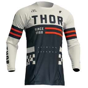 THOR MX JERSEY PULSE ADULT COMBAT MIDNIGHT/WHITE L