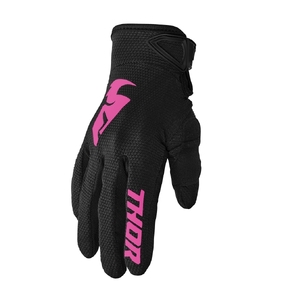 THOR MX GLOVES SECTOR WOMEN BLACK/PINK XL