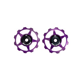 Aluminium pulley set Reverse Purple