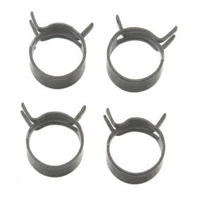 FUEL HOSE CLAMP 4 PC KIT - BAND STYLE 11.7mm ID