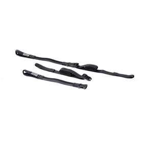 ROK STRAPS. 2 ADJUSTABLE STRAPS. BLACK. 500-1500 MM SIZE ADJUSATBLE STRAPS WITH ELASTIC BAND