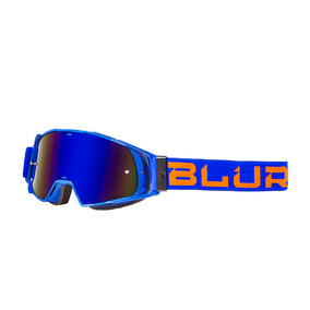 Blur B-20 Flat Blue / Orange Goggles