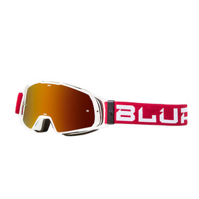 Blur B-20 Flat Ruby Red / White Goggles