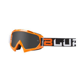 Blur B-10 Two Face Orange / Black / White Silver Goggles