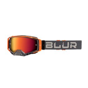 Blur B-40 Goggles Grey/Orange (w/ Orange Lens)