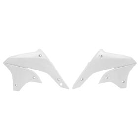 RTech Kawasaki KLX450R 07-16 White Radiator Shrouds