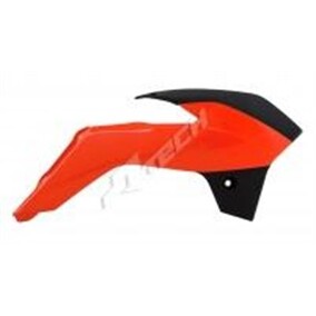 RTech KTM 85SX 13-17 Orange/Black Radiator Shrouds 