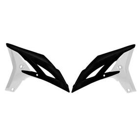 RTech Yamaha YZ250F 10-13 WR450F 12-15 Black/White Radiator Shrouds