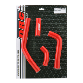 DRC Honda CRF450R/RX 21-24 Red Radiator Hose Kit