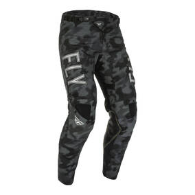 Fly Racing Kinetic Special Edition Tactic Pant - Black / Grey Camo