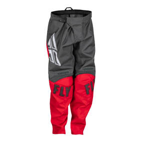 Fly Racing F-16 Youth Pant - Grey / Red