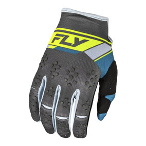 Fly Racing 2024 Kinetic Prix Gloves - Charcoal / Hi-Vis