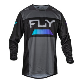 FLY KINETIC RELOAD JERSEY CHARCOAL/BLACK/BLUE IRIDIUM 