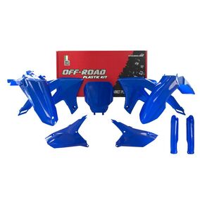 RTech Yamaha YZF450 2023 Blue Plastics Kit w Fork Protectors