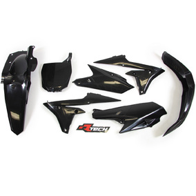 RTech Yamaha YZ250F 14 - 18 YZ450F 14 - 17 Black Plastics Kit