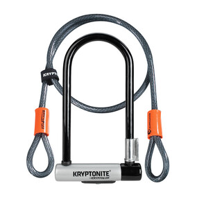 Kryptonite Kryptolok U-Lock Standard with 4" Flex Cable