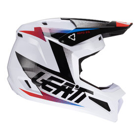 Leatt 2.5 Moto Helmet - Black / White