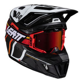 Leatt 2025 9.5 Helmet Kit - Carbon / White