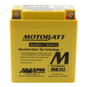 MB3U MOTOBATT QUADFLEX BATTERY 