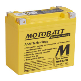 MBTX20U MOTOBATT QUADFLEX BATTERY 