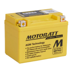 MBTX4U MOTOBATT QUADFLEX BATTERY 