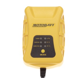 MOTOBATT CHARGER TECH 1 1.0 AMP 6v/12v LITHIUM 4 STEP