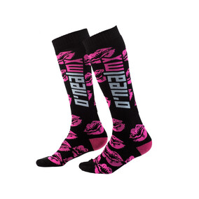 O'Neal Youth PRO MX XOXO Sock - Pink/Black