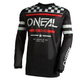 O'Neal Youth ELEMENT Squadron Jersey - Black/Grey (XL)