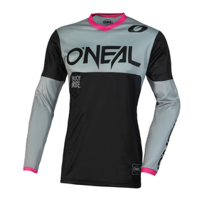 O'Neal Women's ELEMENT Racewear Jersey - Black/Pink (XL)