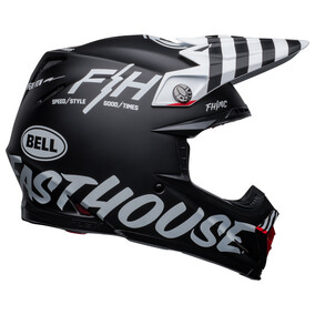 Bell MOTO-9S FLEX Fasthouse Crew Matte Black/White Helmet