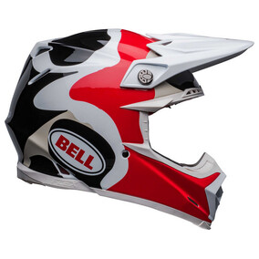 Bell MOTO-9S FLEX Hello Cousteau Reef White/Red Helmet