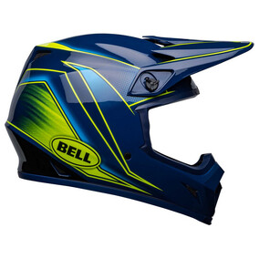 Bell MX-9 MIPS Zone Gloss Navy/Retina Helmet