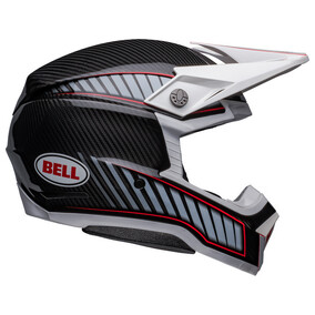 Bell MOTO-10 SPHERICAL Rhythm White/Black Helmet