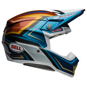 Bell MOTO-10 SPHERICAL Tomac White/Gold Helmet