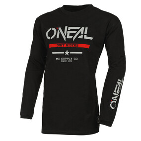 O'Neal ELEMENT Squadron Cotton Jersey - Black/Grey