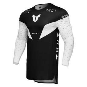 JERSEY THOR MX SPORT STRIKE BLACK 