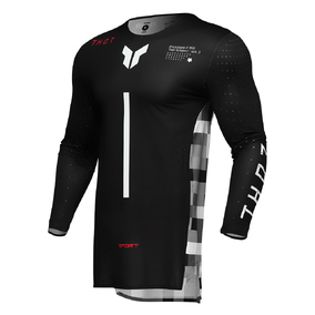 JERSEY THOR MX SPORT RIOT BLACK/RED 