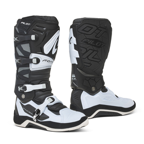 Forma Pilot MX Boots Black/White