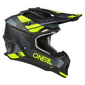 ONeal 2SRS SPYDE Helmet - Black/Grey/Neon Yellow