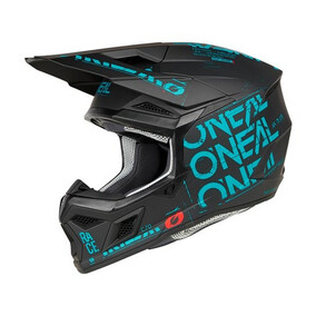 O'Neal 3SRS STATIC Helmet - Black/Teal