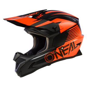 O'Neal Youth 1SRS STREAM Helmet - Black/Red (Neon Orange)