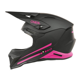 O'Neal Youth 1SRS SOLID Helmet - Black/Pink