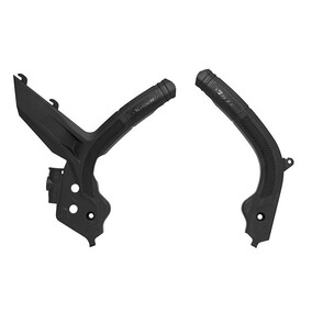 RTech KTM 125-500SX/SXF/EXC/EXC-F/EXC TPI 19-22 Black Frame Guards