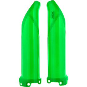 POLISPORT KAWASAKI KX250F KX450F 09-25 KX250X KX450X 21-25 FORK GUARDS - GRN