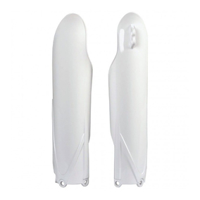 POLISPORT YAMAHA YZ250F YZ450F YZ125 YZ250 YZ250FX YZ450FX FORK GUARDS - WHT