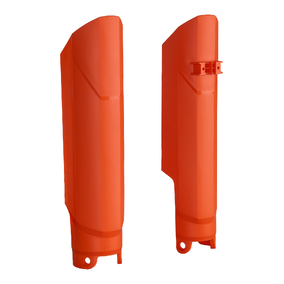 POLISPORT KTM EXC EXCF SXF SX XC 08-15 FULL WRAP AROUND FORK GUARDS - ORG