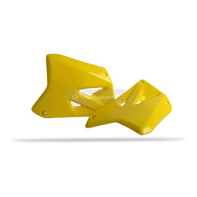 Suzuki RM125/250 01-08 Radiator Scoops Yellow