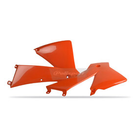 KTM SX 01-04 EXC 03-04 Radiator Scoops Orange