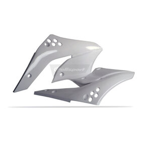 Kawasaki KX250F 06-08 Radiator Scoops White