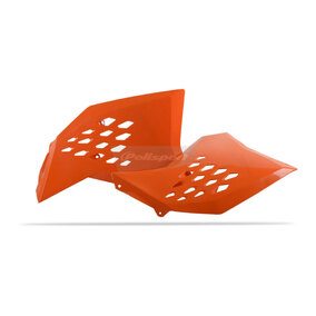 KTM SX 07-10 EXC 08-11 Radiator Scoops Orange